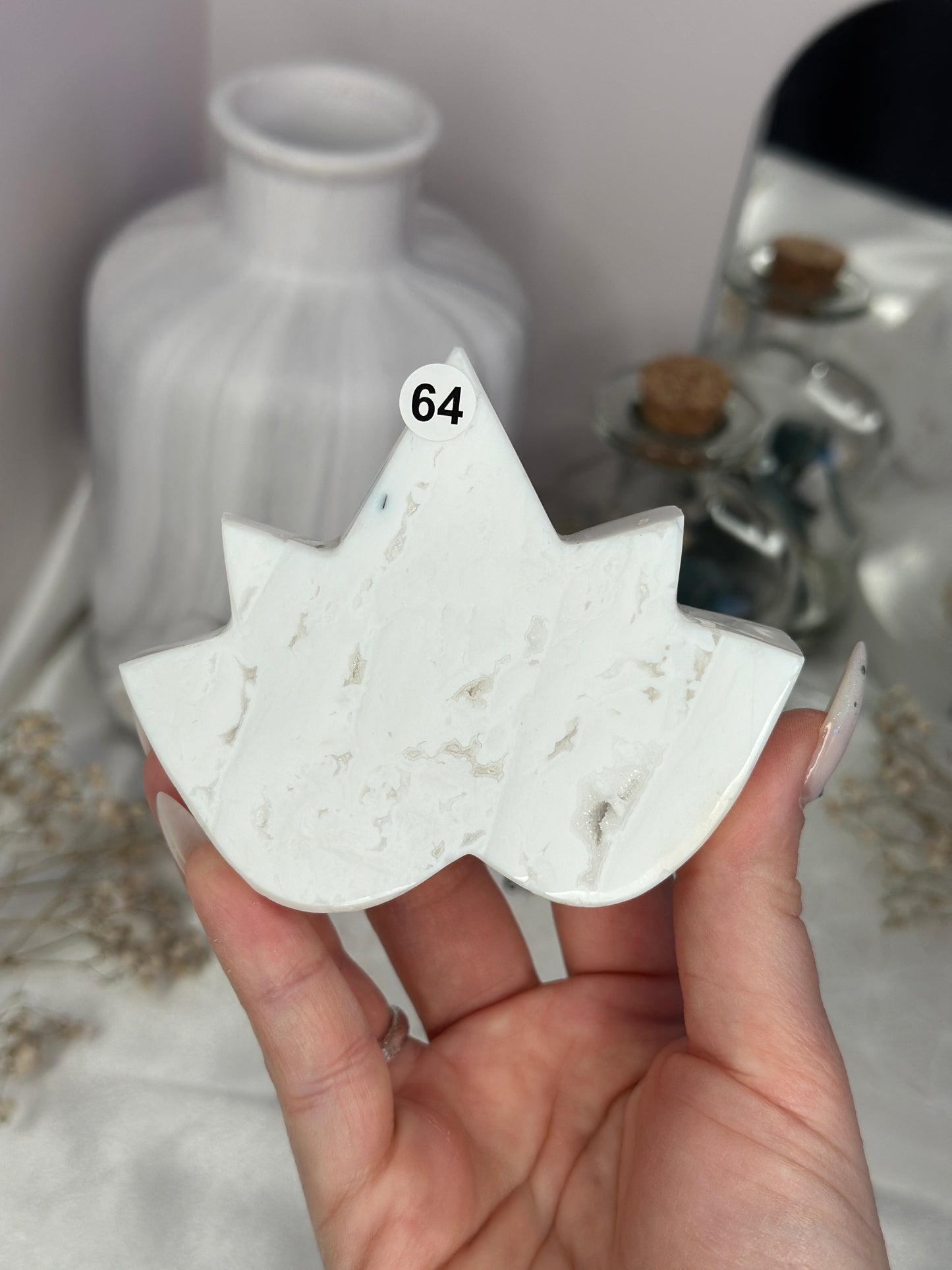Lotus - Agate blanche