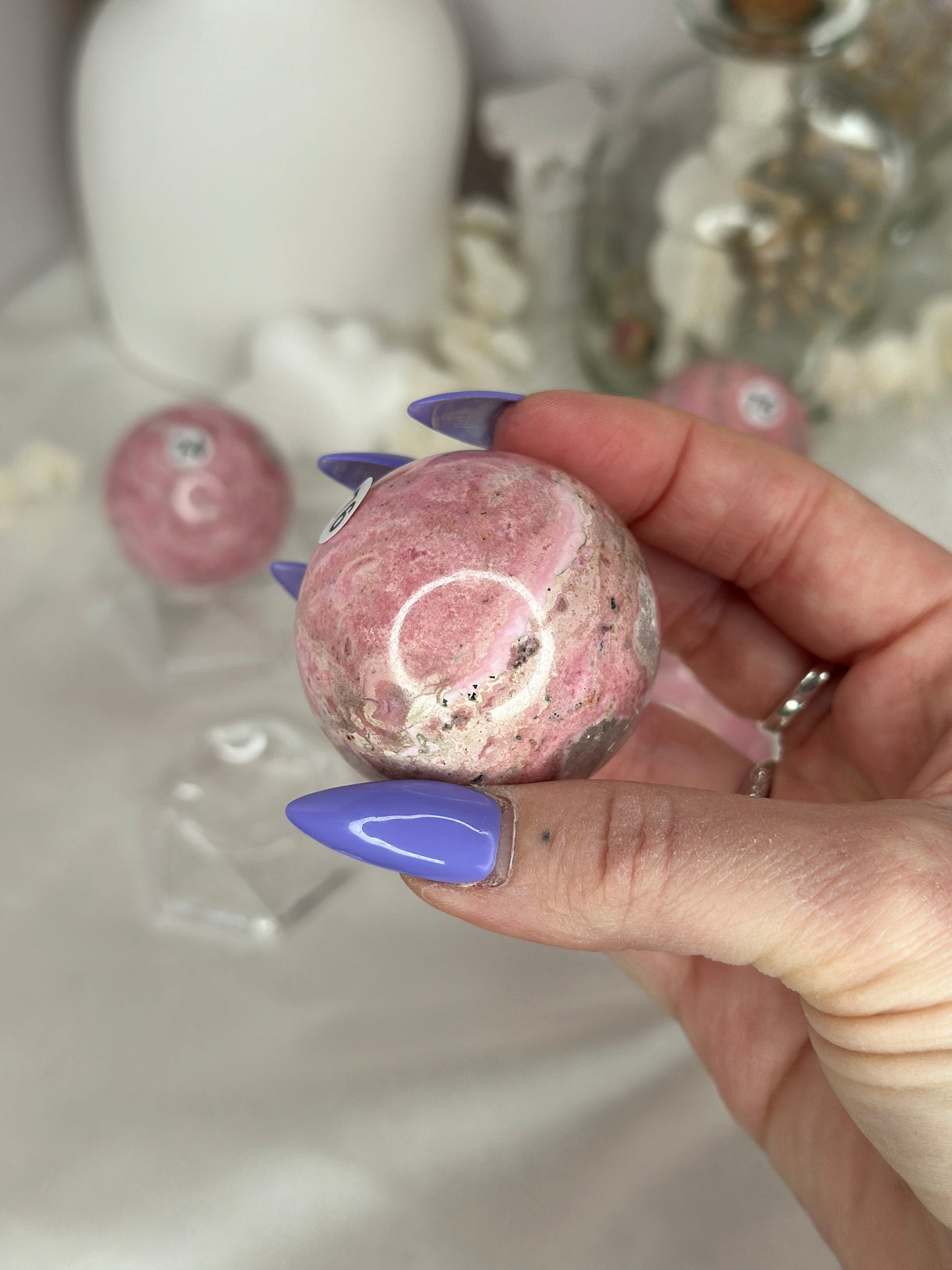 Sphères Rhodonite - Pérou