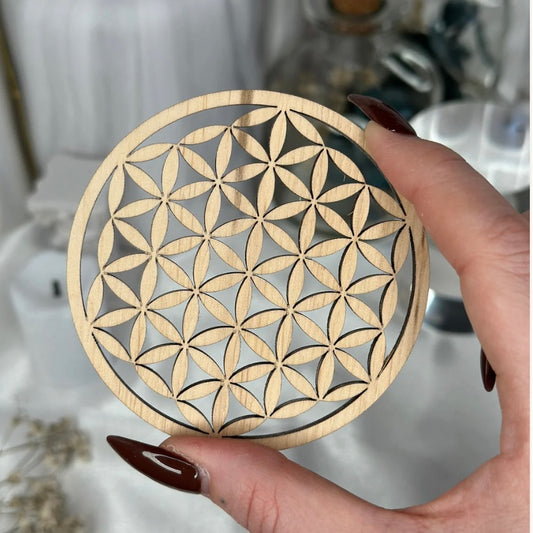 Fleur de vie - 8cm / bois