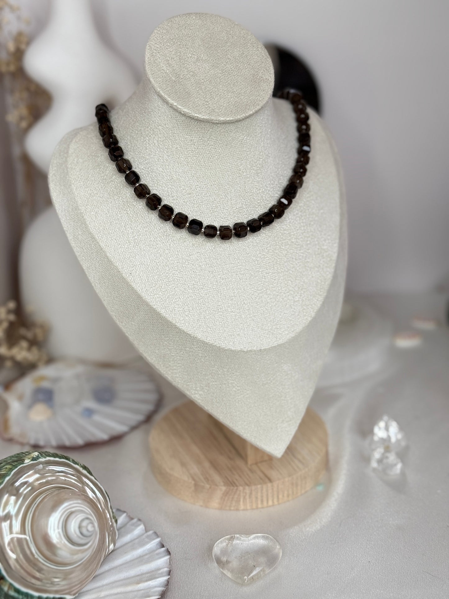 Collier Kristal Ame©️ - Quartz fumé
