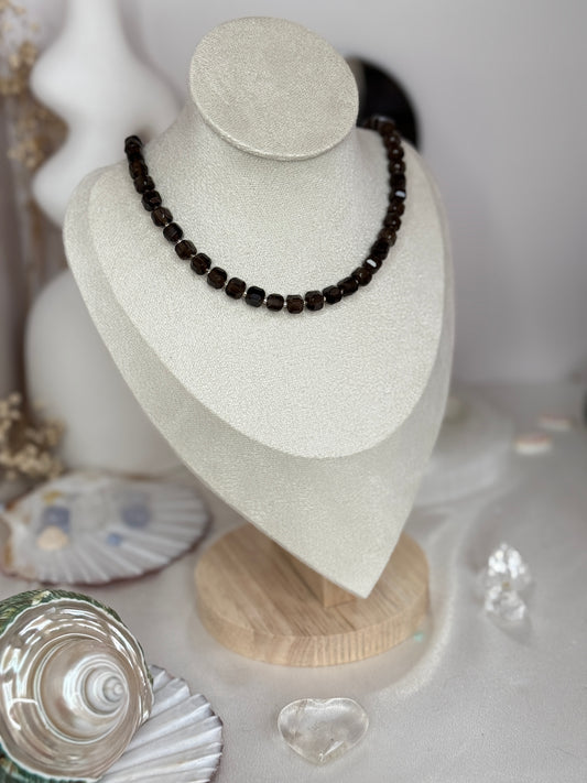 Collier Kristal Ame©️ - Quartz fumé