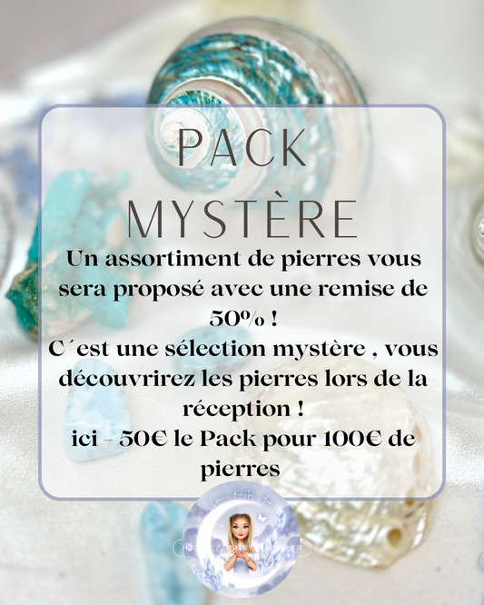 Pack mystère - 50€ pour 100€ de Pierres