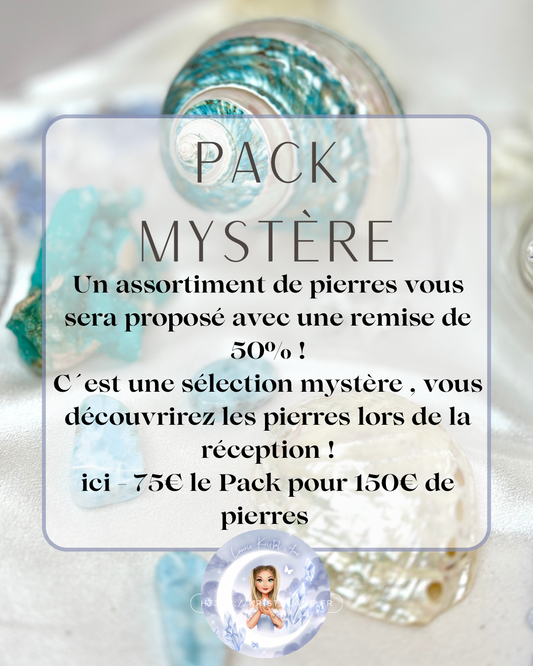 Pack mystère - 75€ pour 150€ de pierres