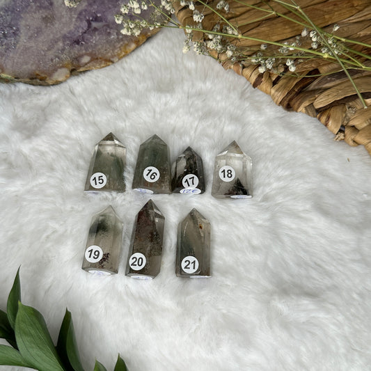 Pointes en quartz Jardin - Lodolite