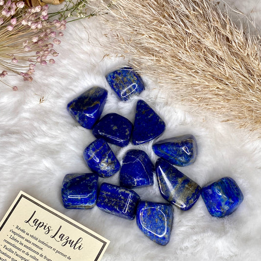 Pierres roulées en Lapis Lazuli